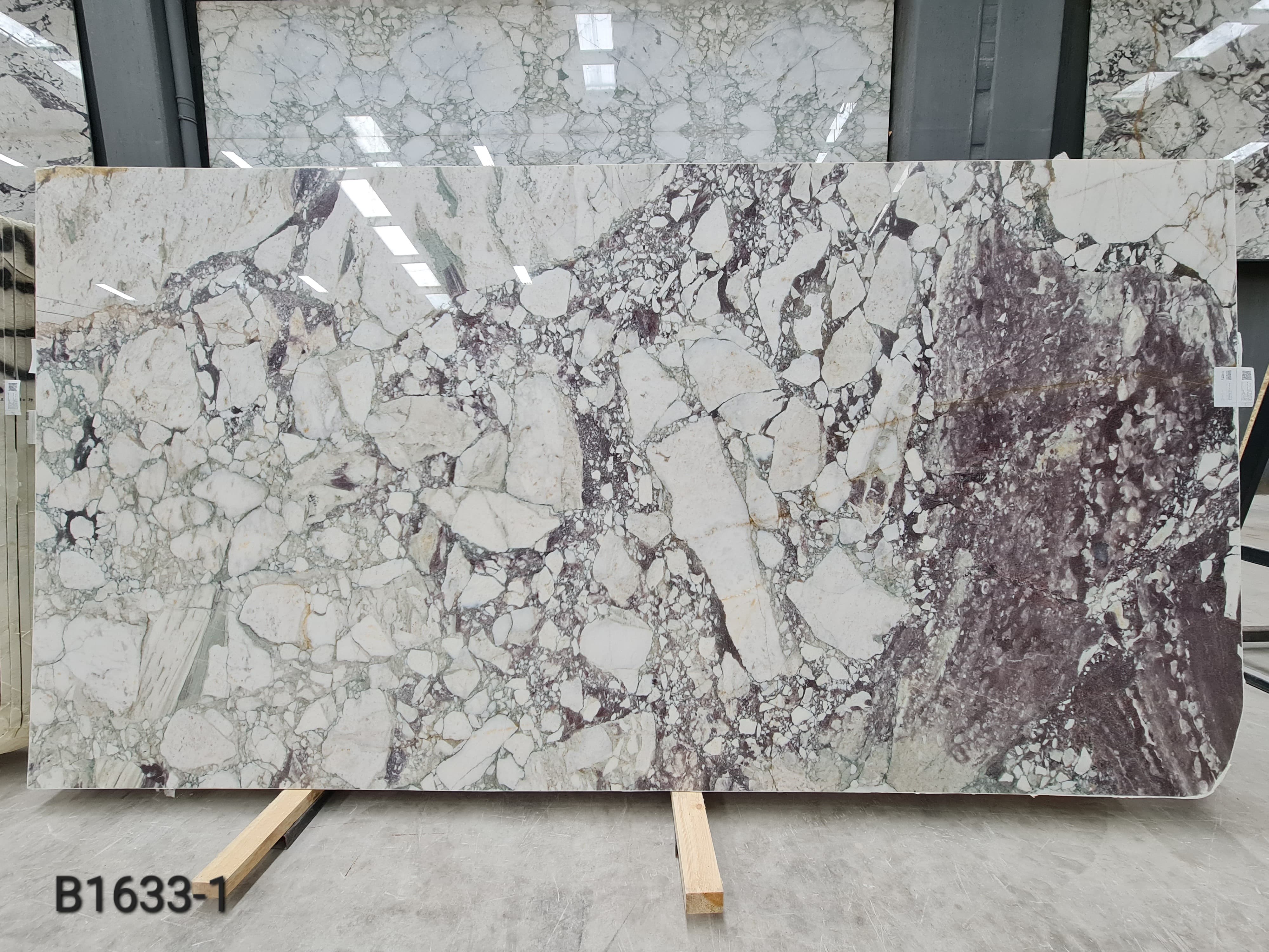 Calacatta Viola polished block 2