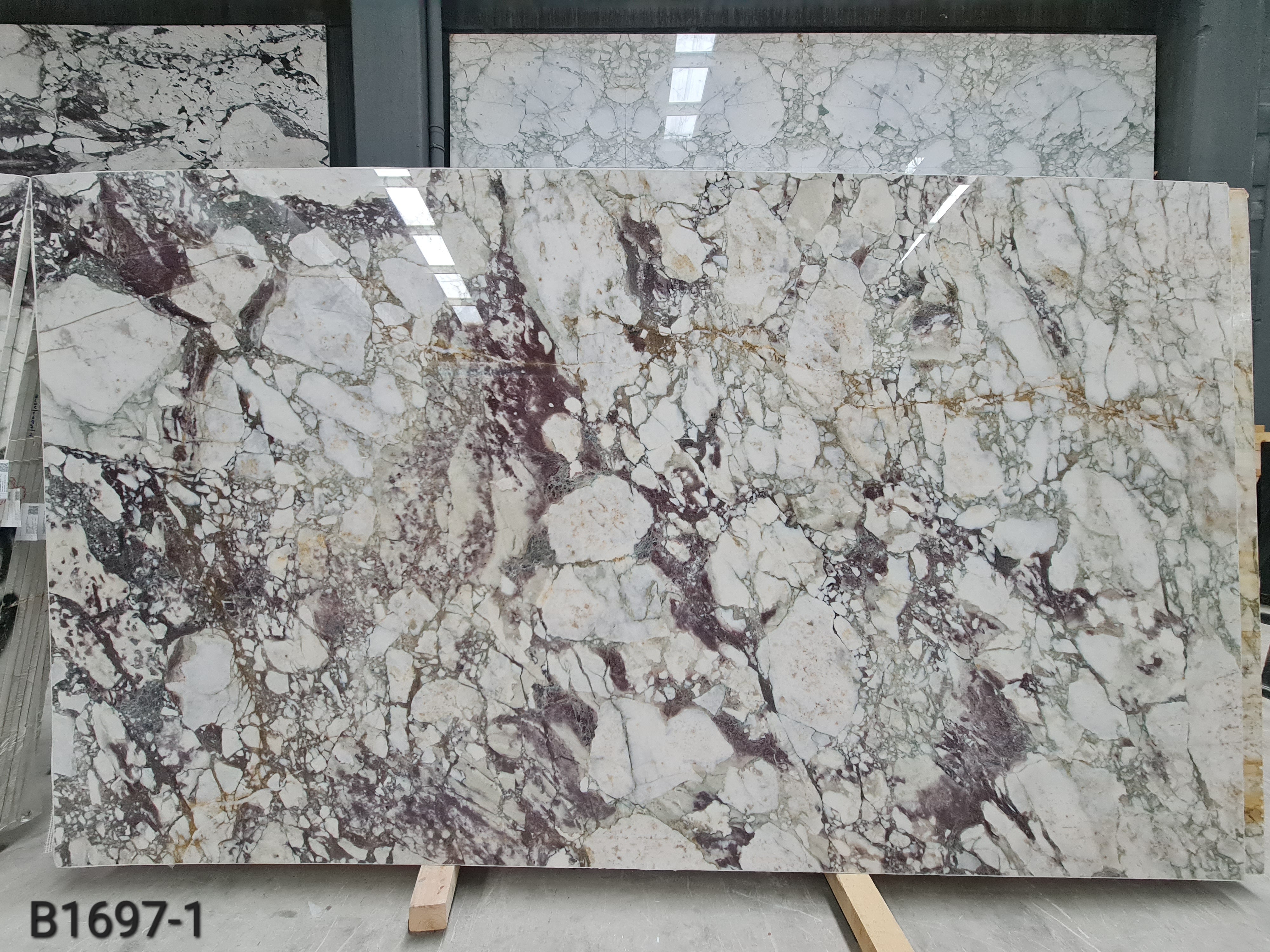 Calacatta Viola polished block 3