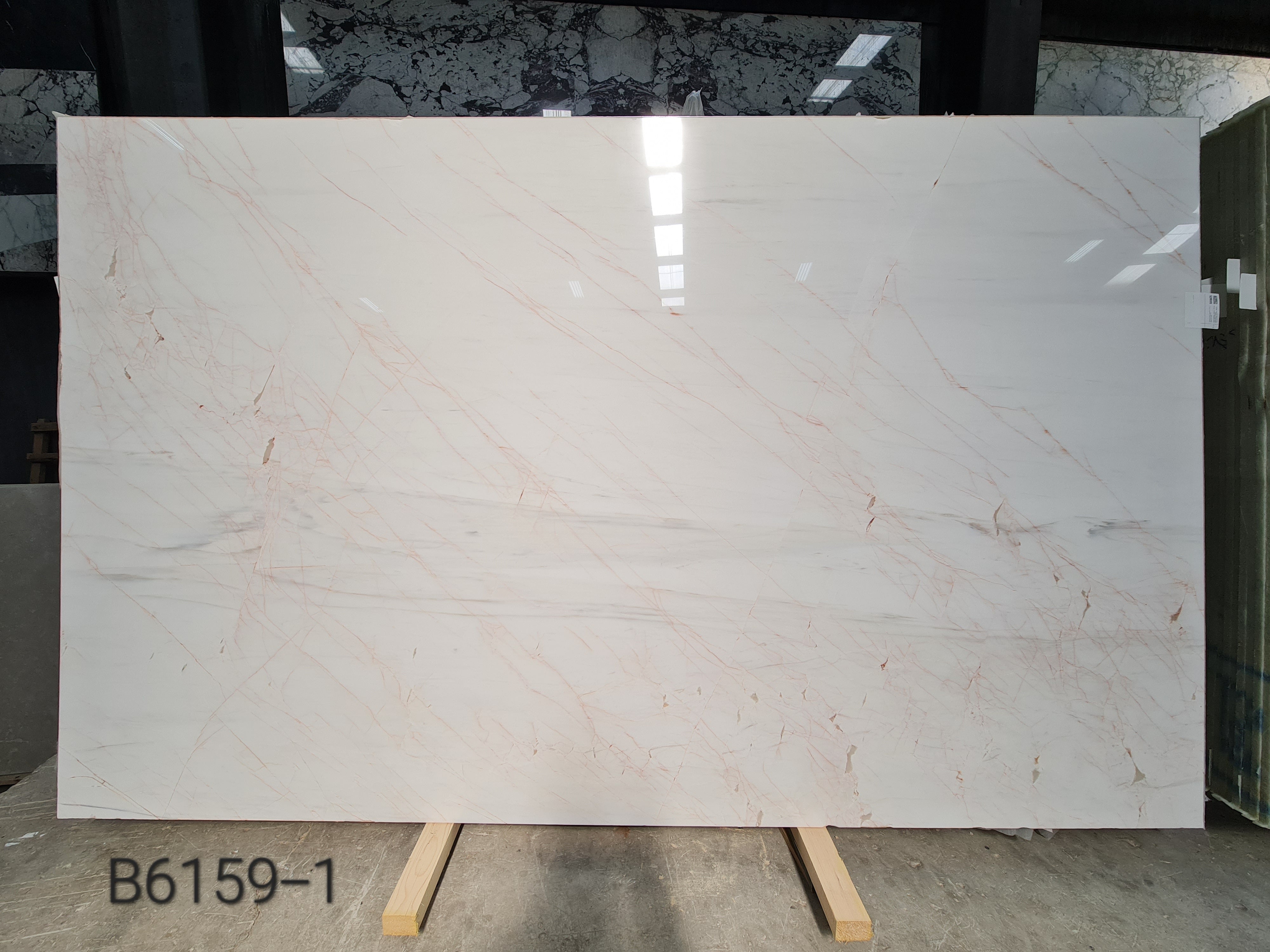 Golden Spider Dolomite polished slab