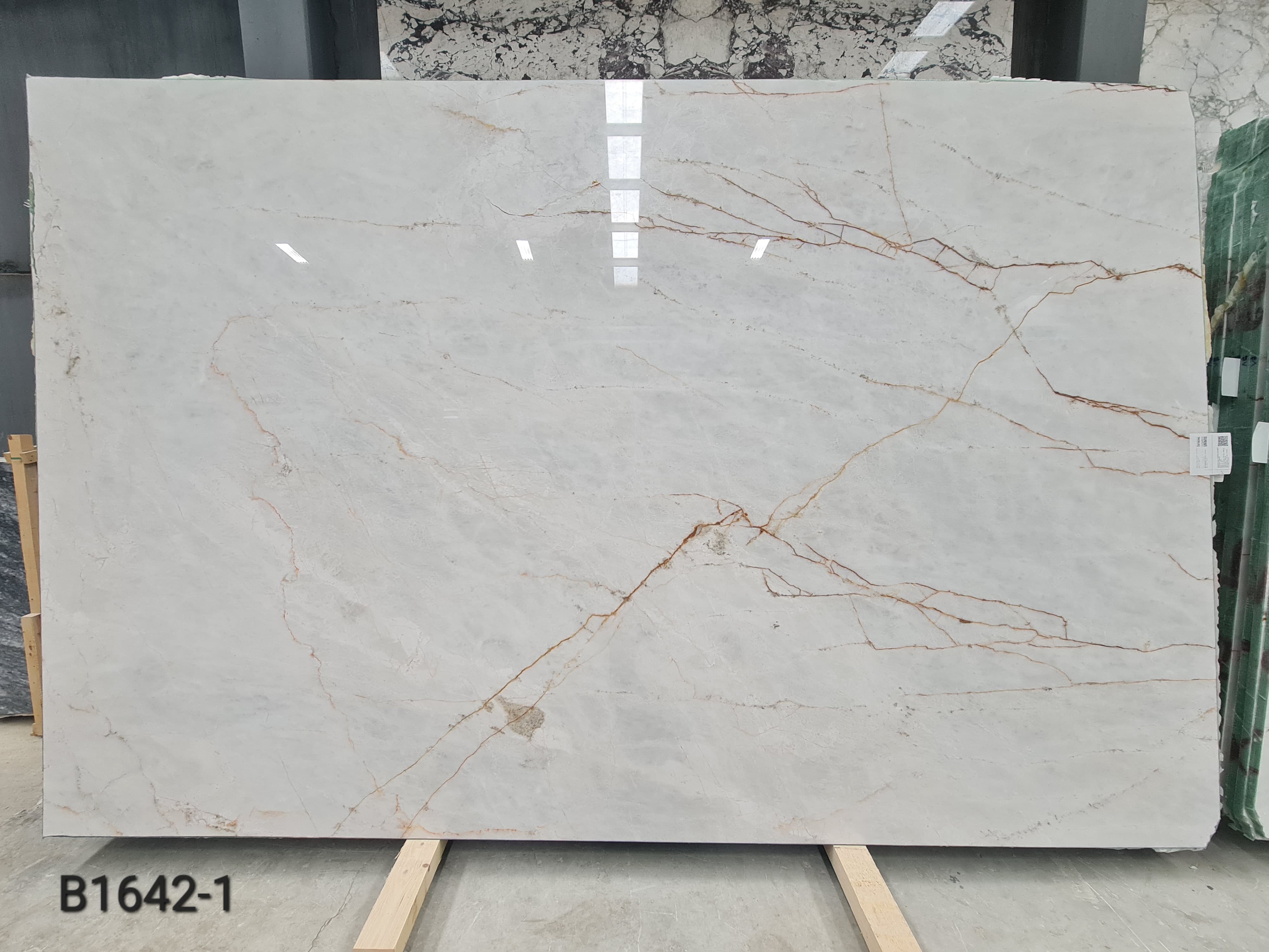 Iceberg Dolomite polished slab