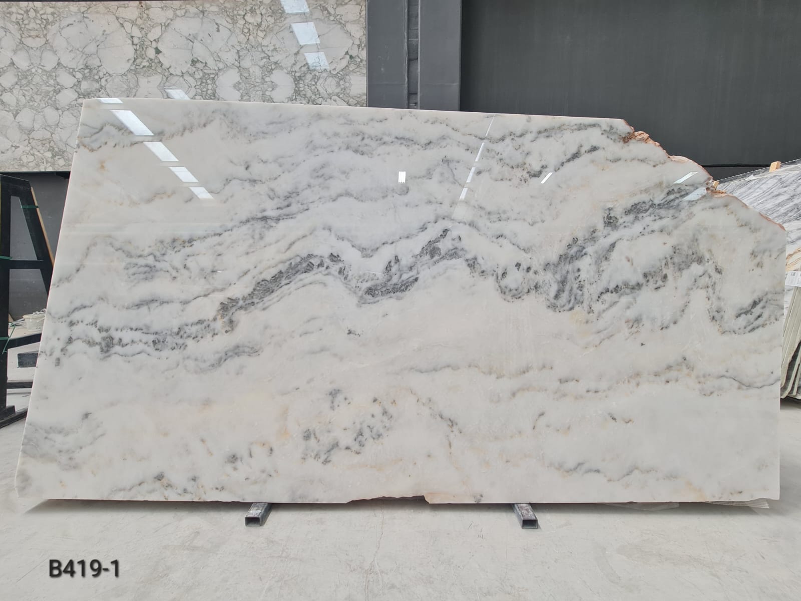 London White polished block 3