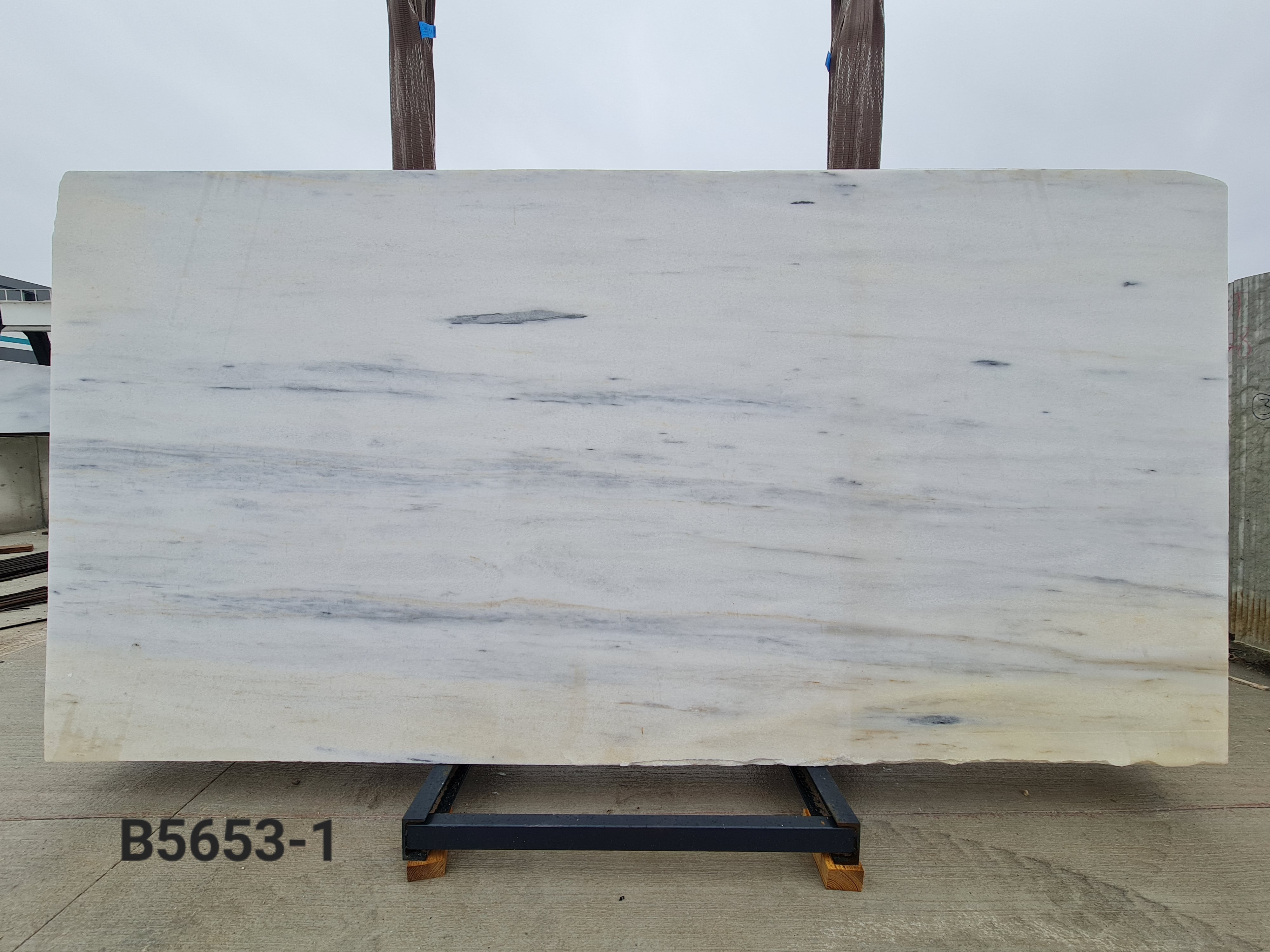 Opal White polished slab