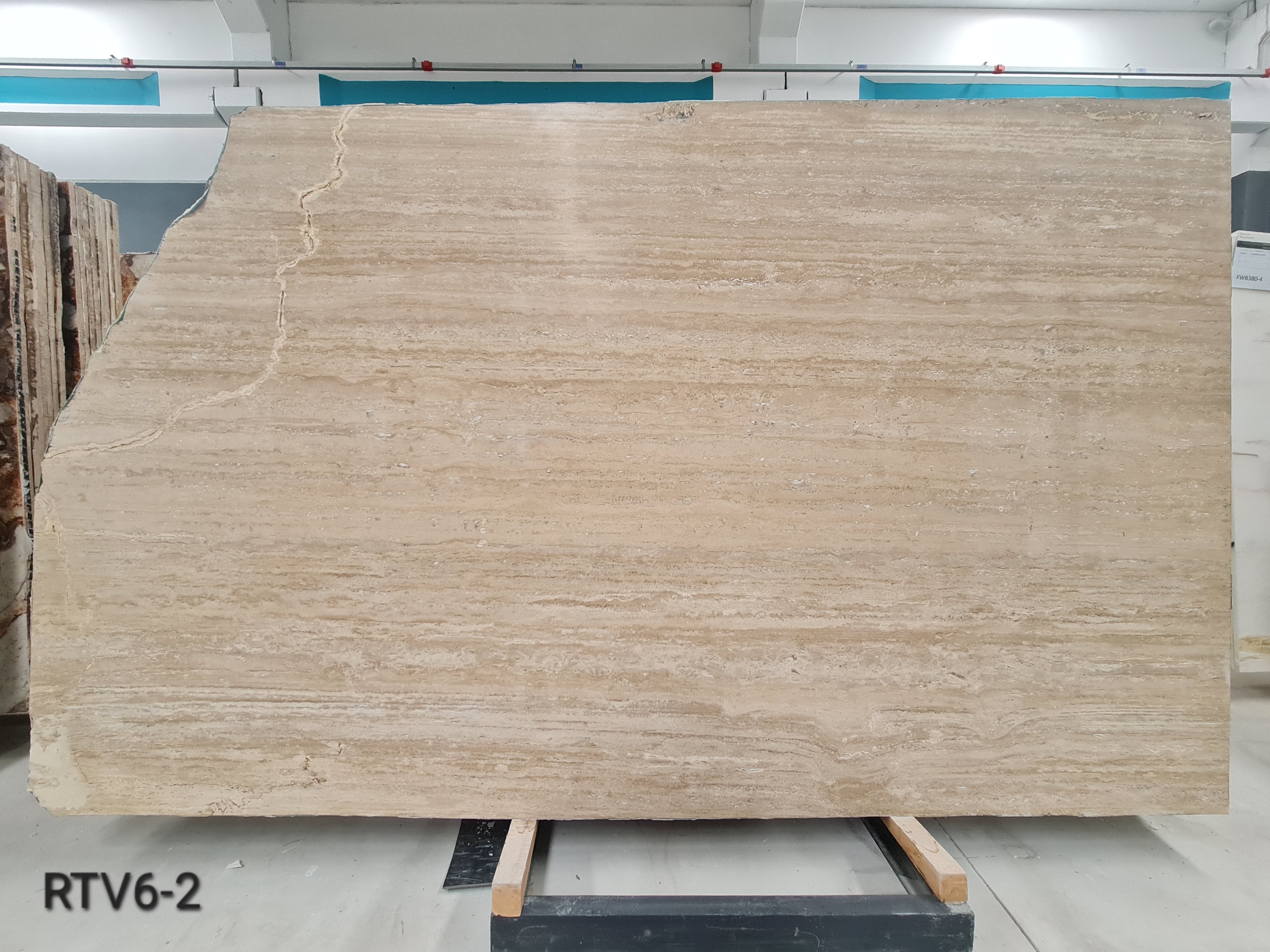 Riva Travertine veincut filled honed slab