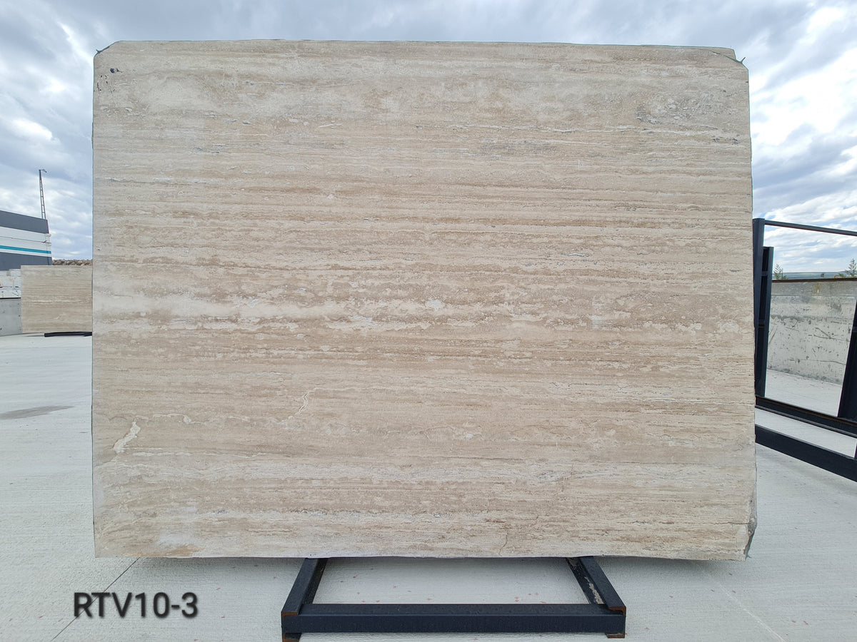 Riva Travertine veincut filled honed block 2