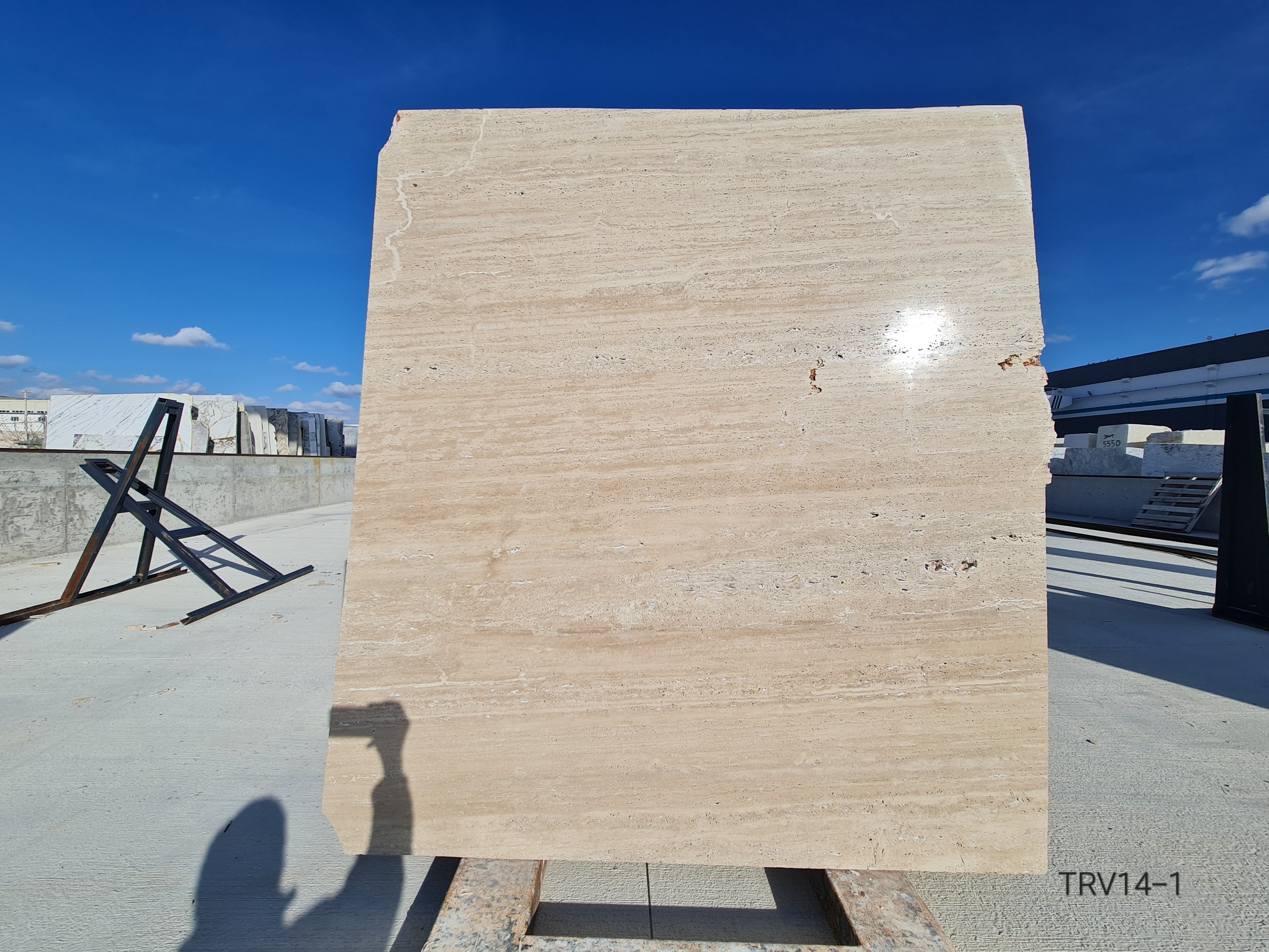 Riva Travertine Veincut Unfilled Polished Slabs