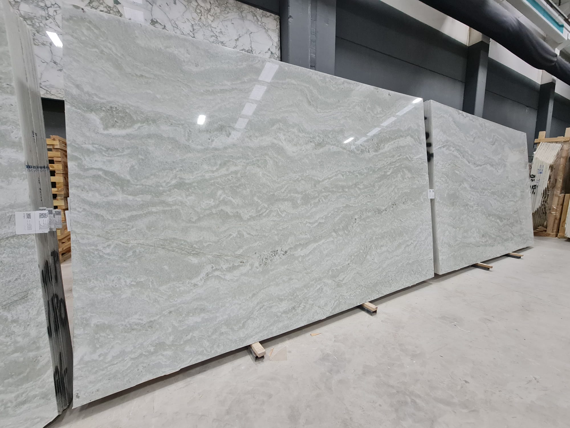 Aqua Green Polished Slabs