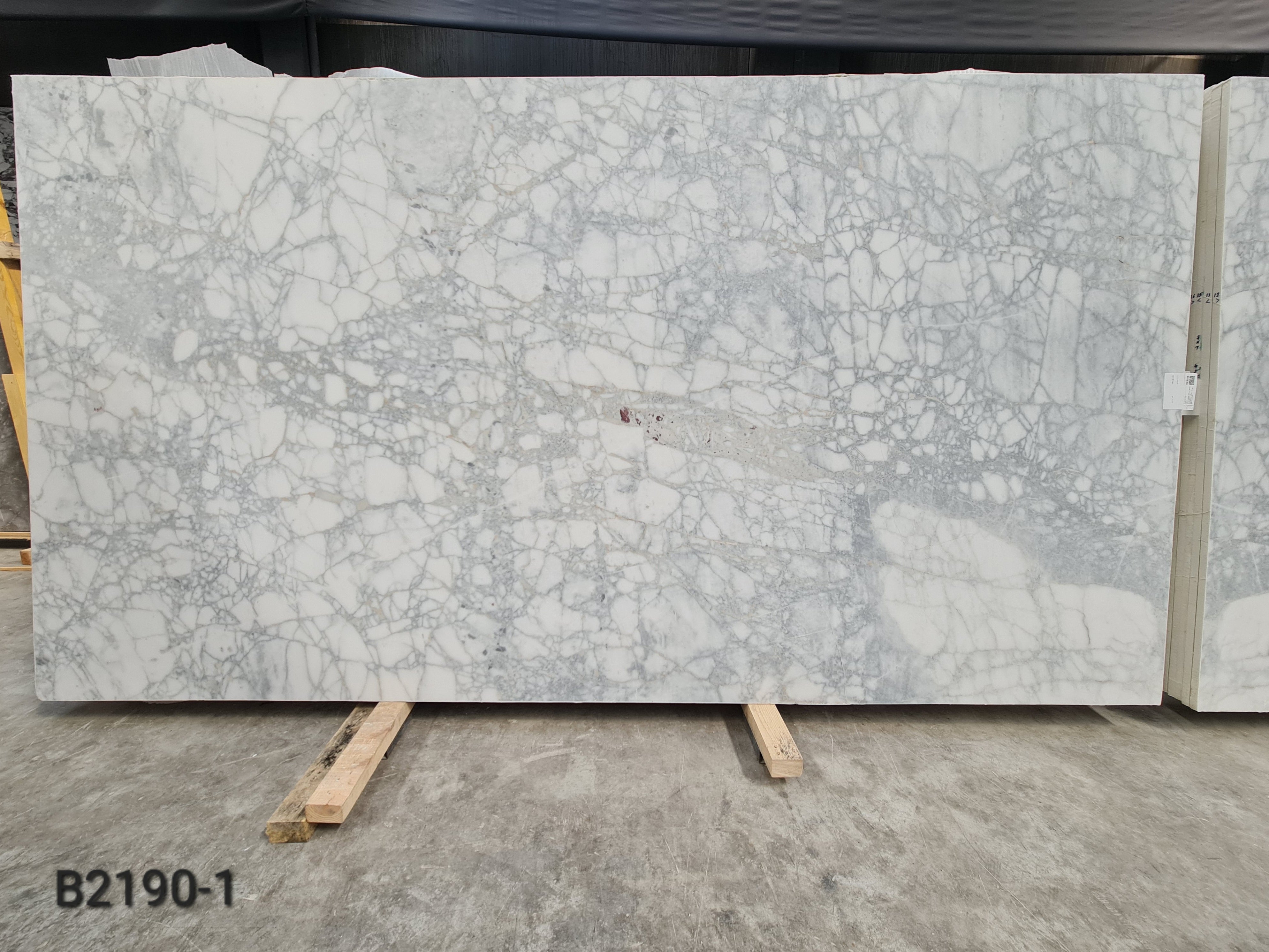Calacatta Venato honed slab