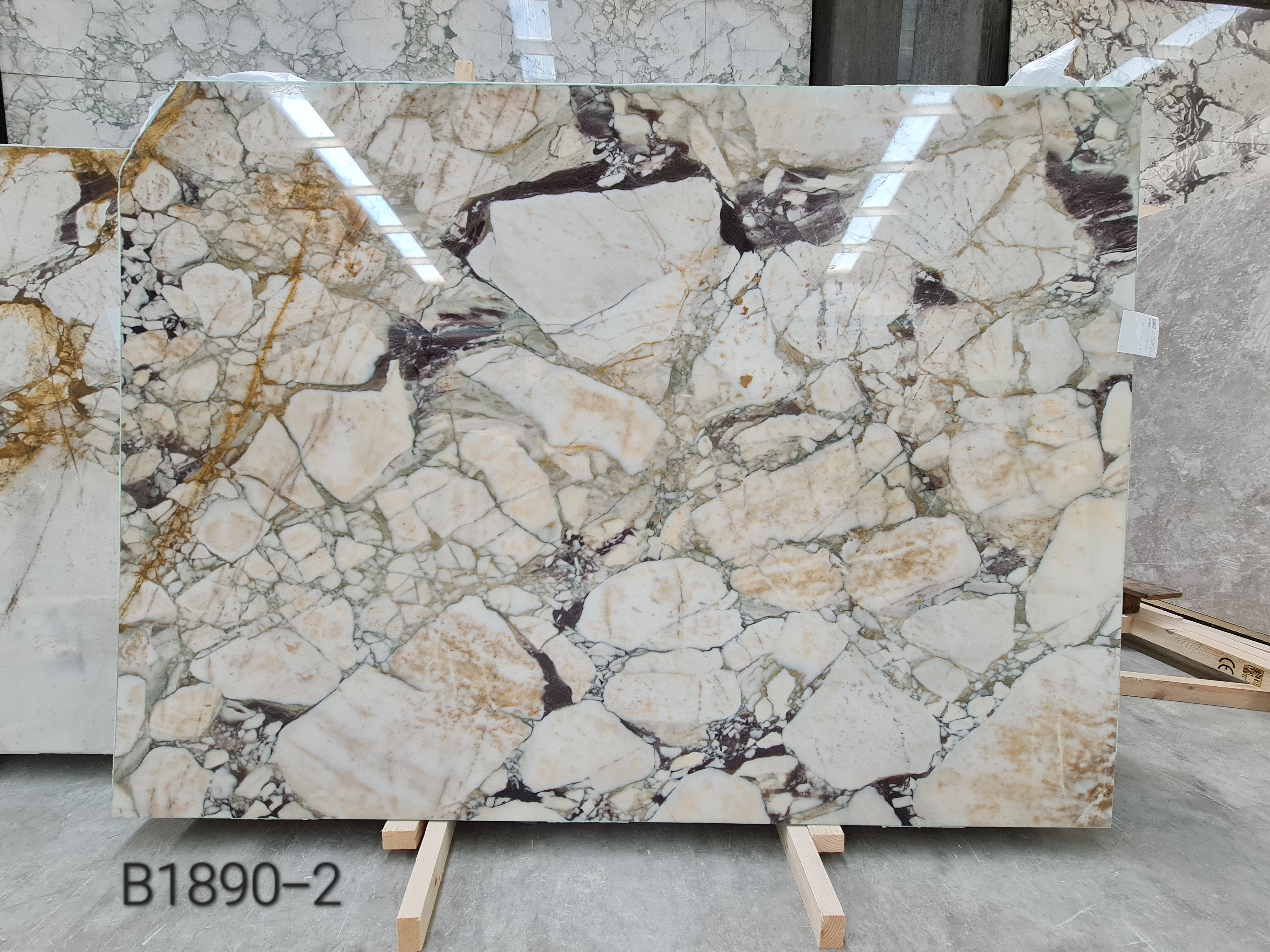 Calacatta Viola polished block 5