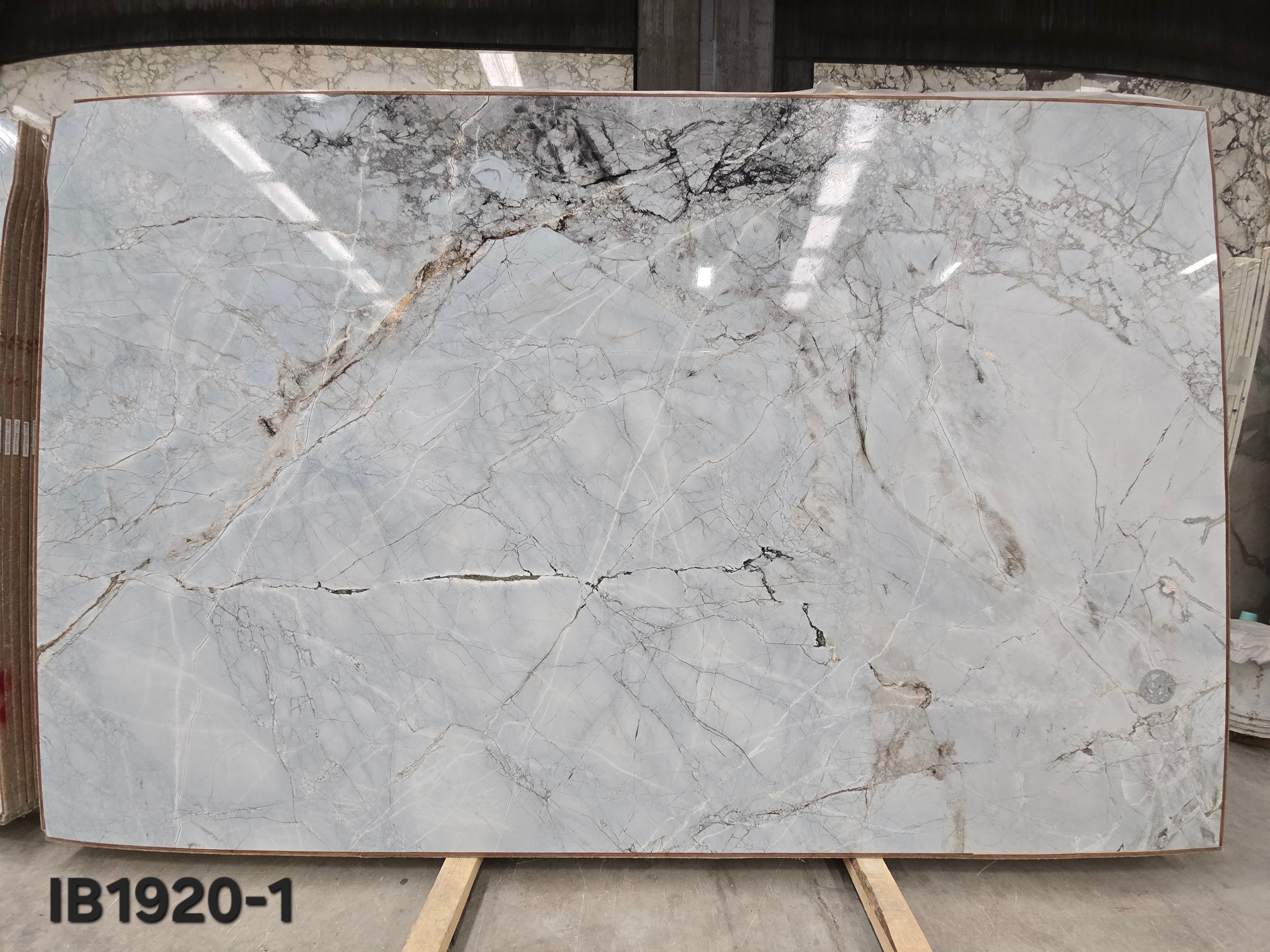 Invisible Blue polished slab