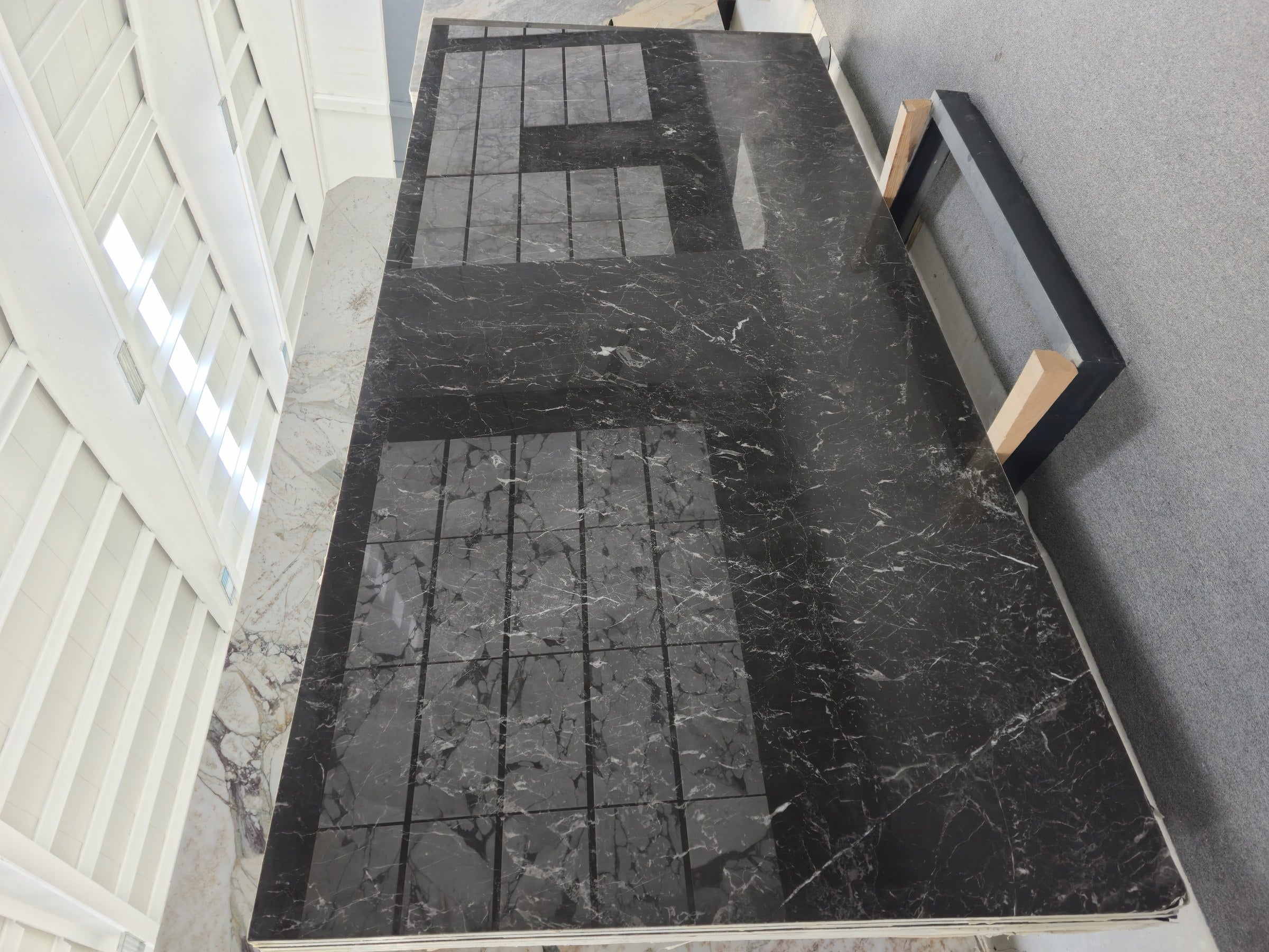 Iris Grey Polished Slabs