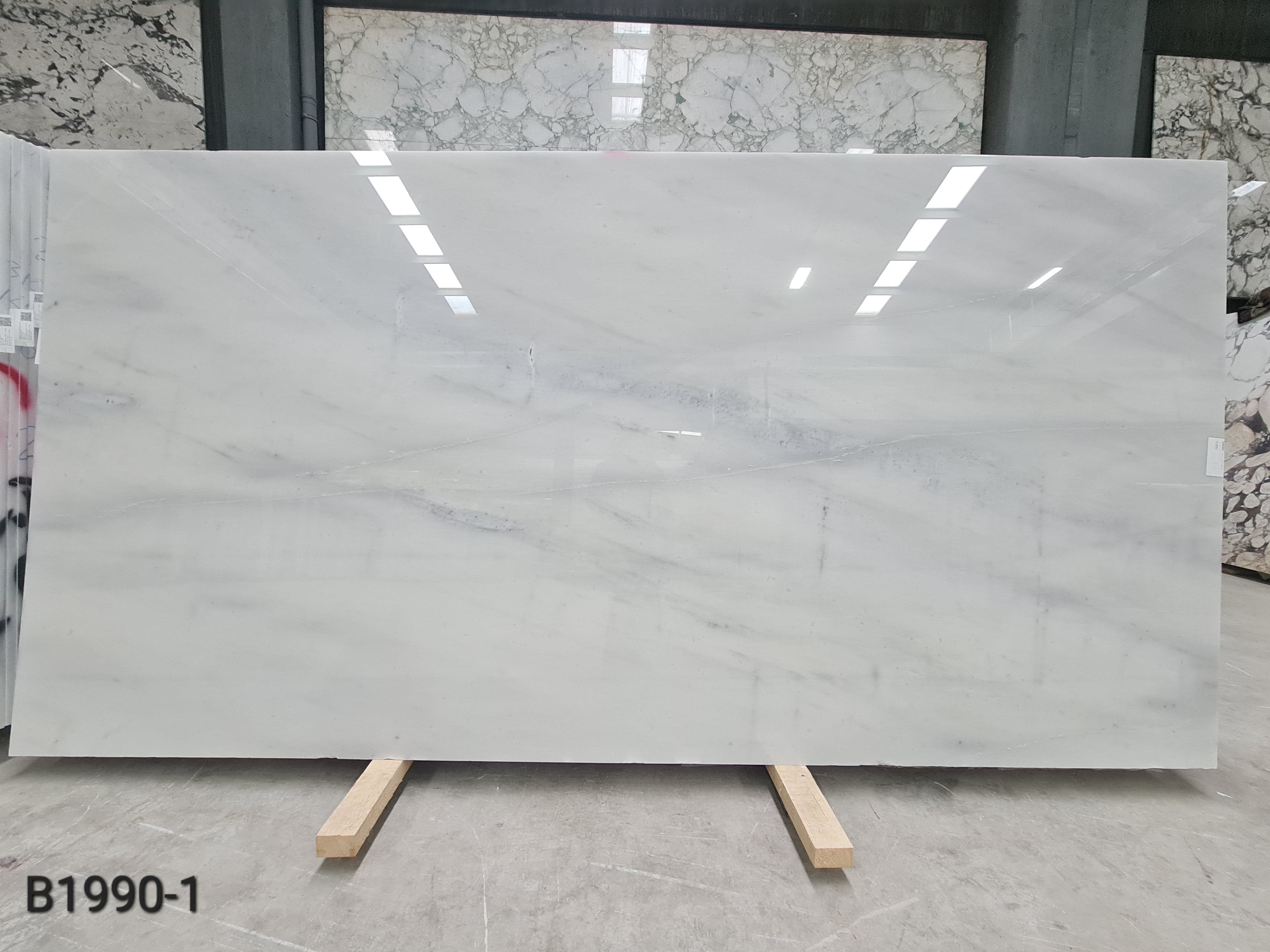 Kemalpasa White polished block 4