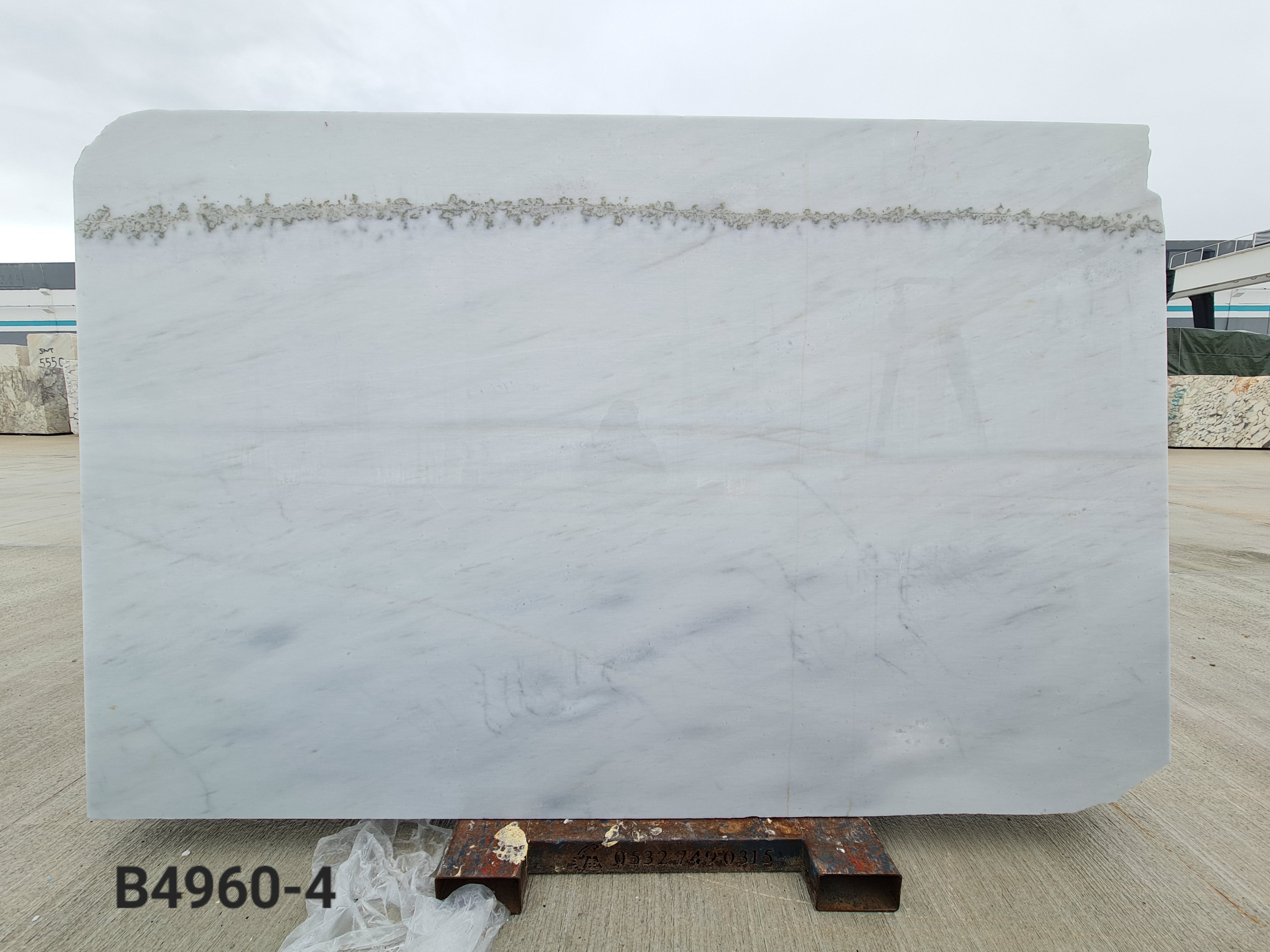 Kemalpasa White polished block 8