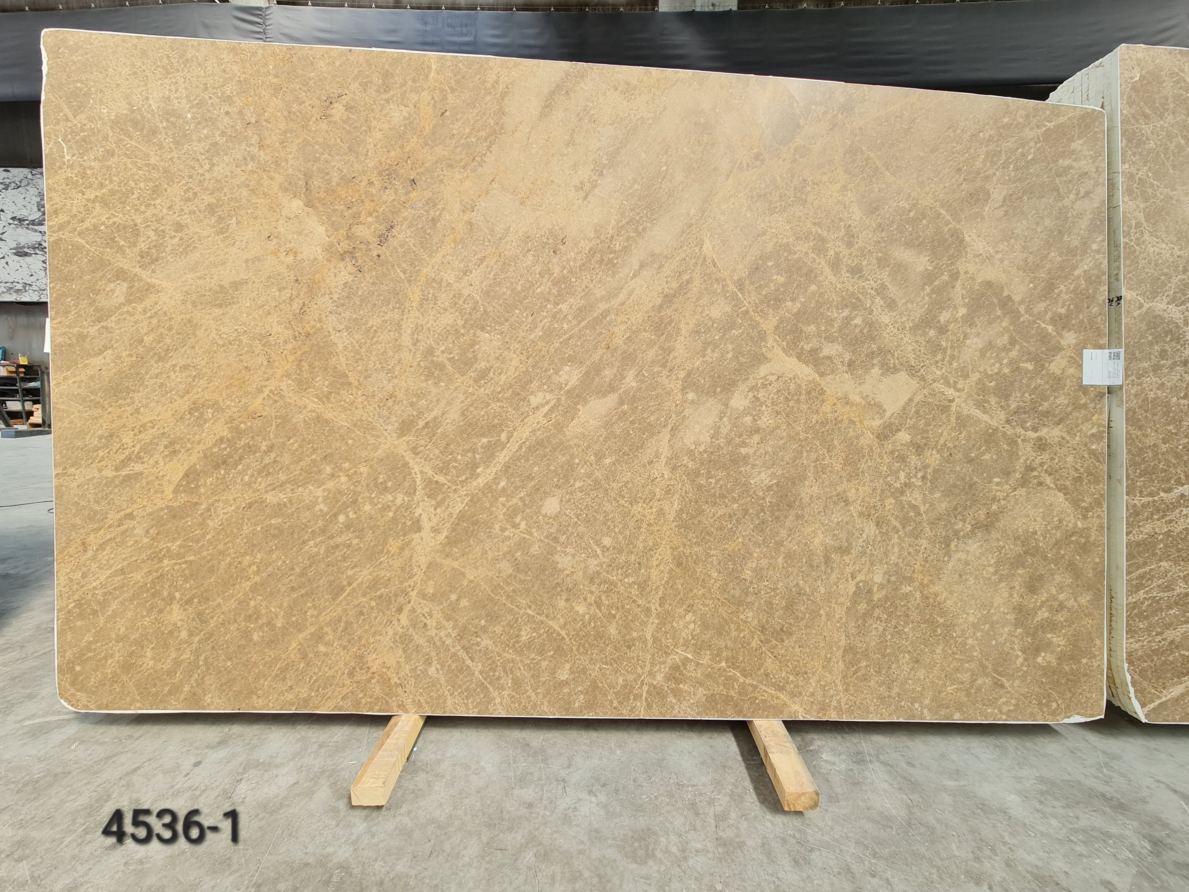 Light Emparador honed slab