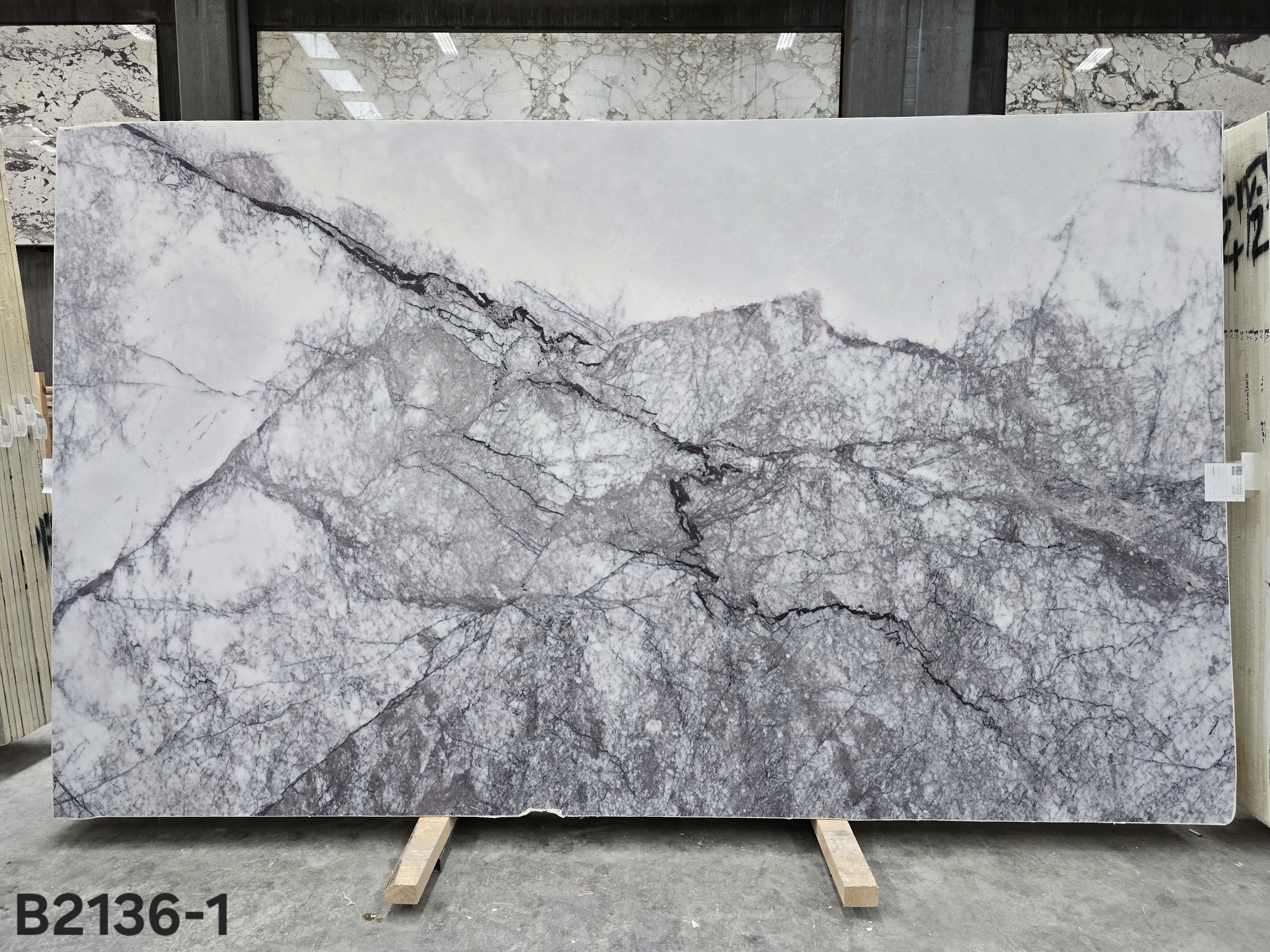 Lilac honed block 4