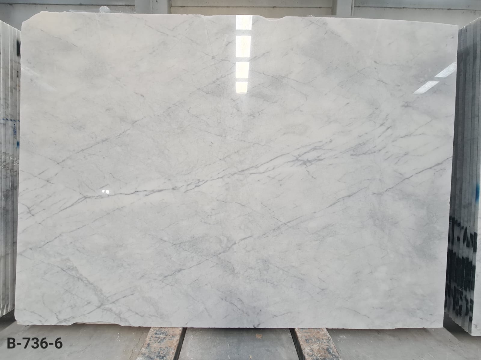 Mugla White polished block 4