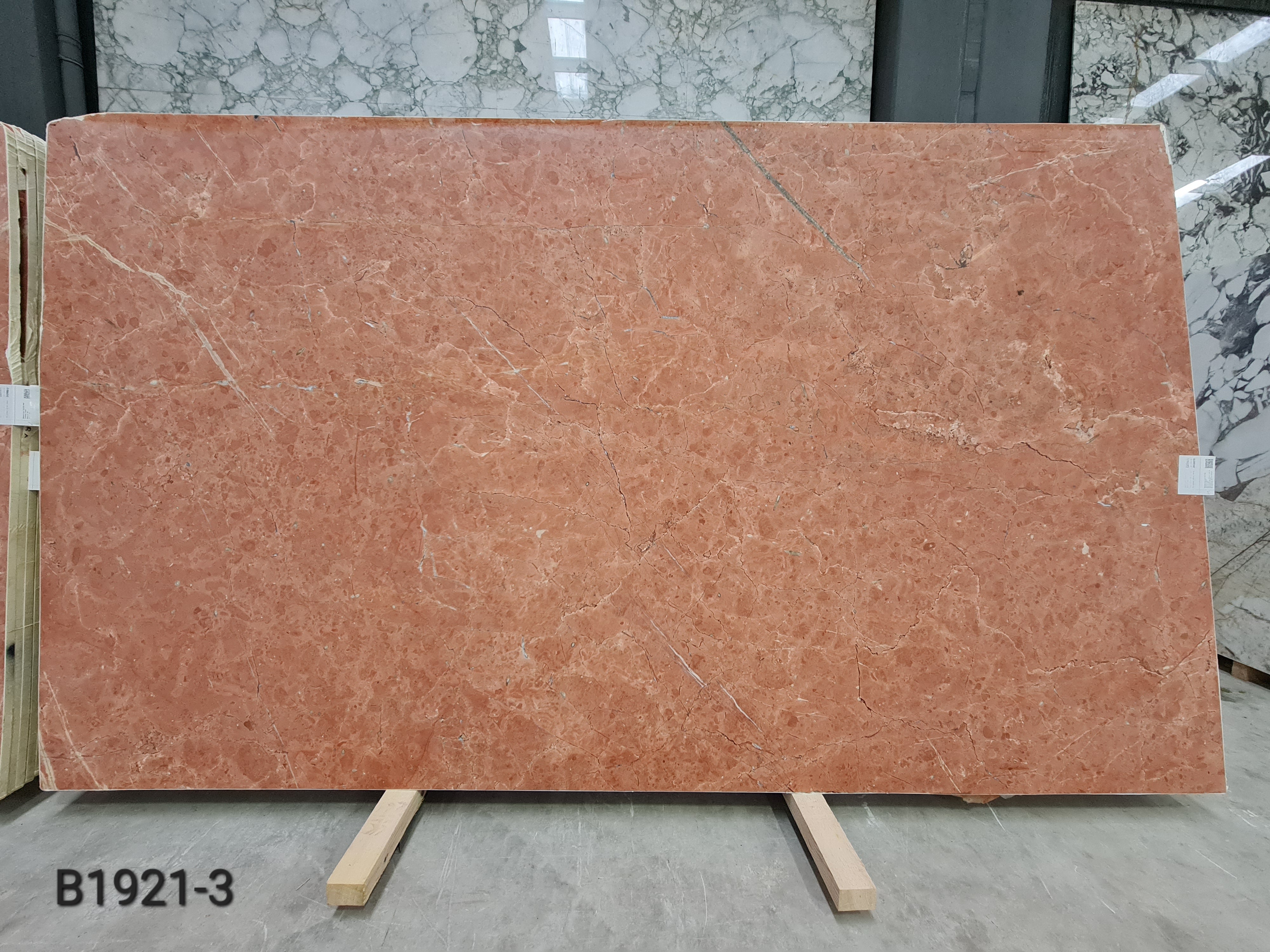 Rosa Pink honed slab
