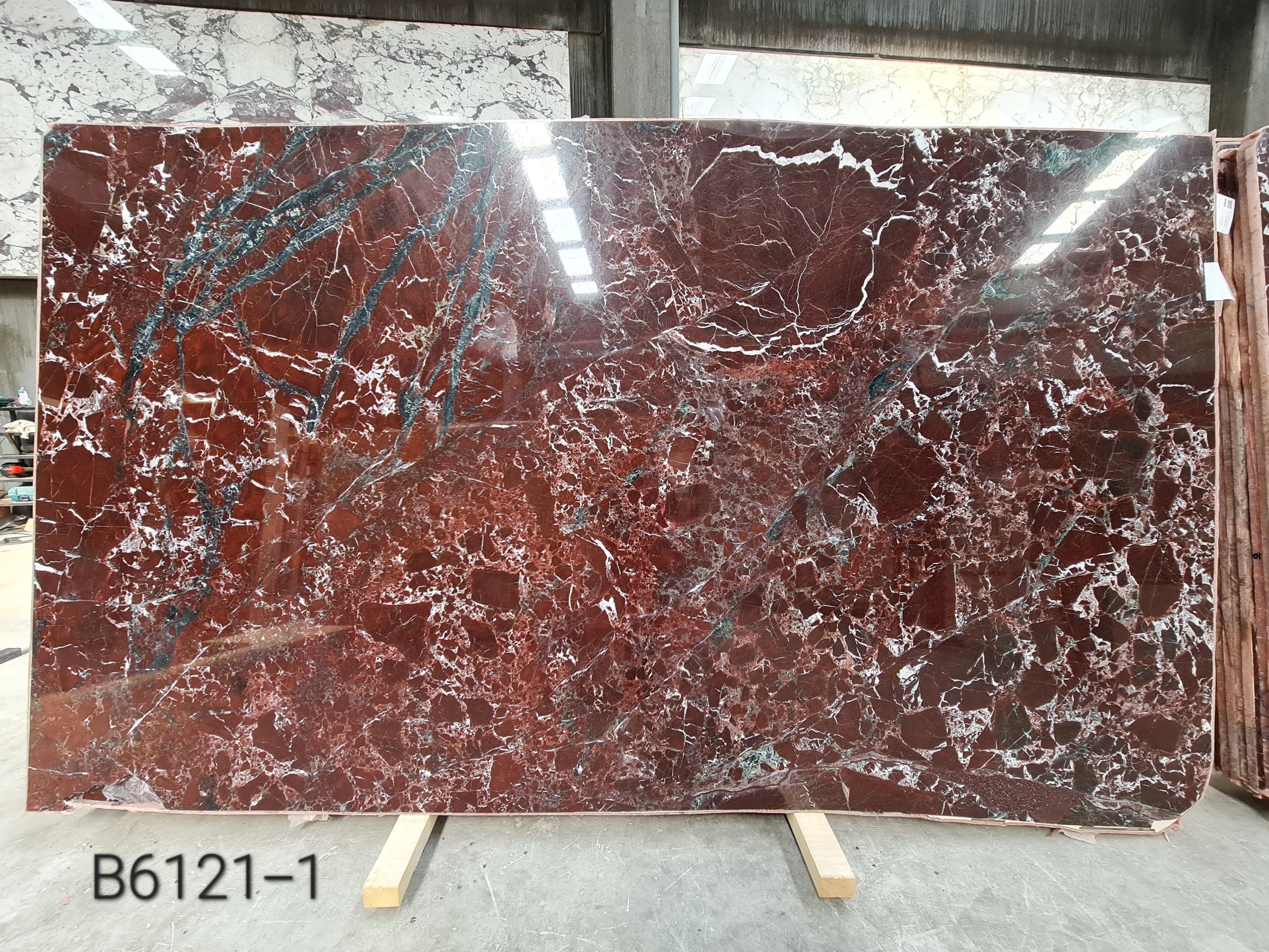 Rosso Levanto polished block 2