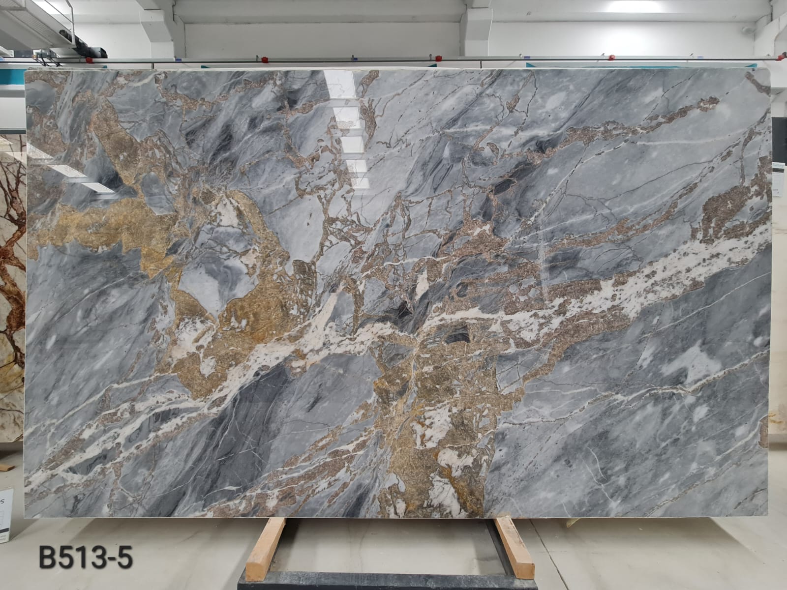Sahara Grey polished slab