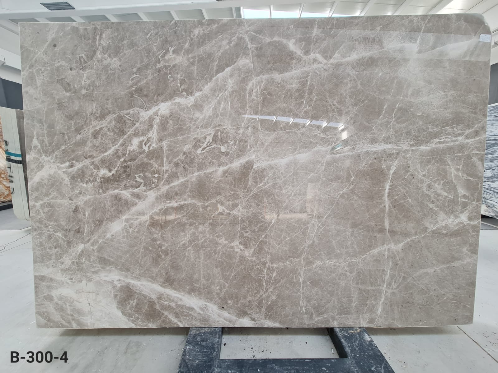 Spider Grey polished slab