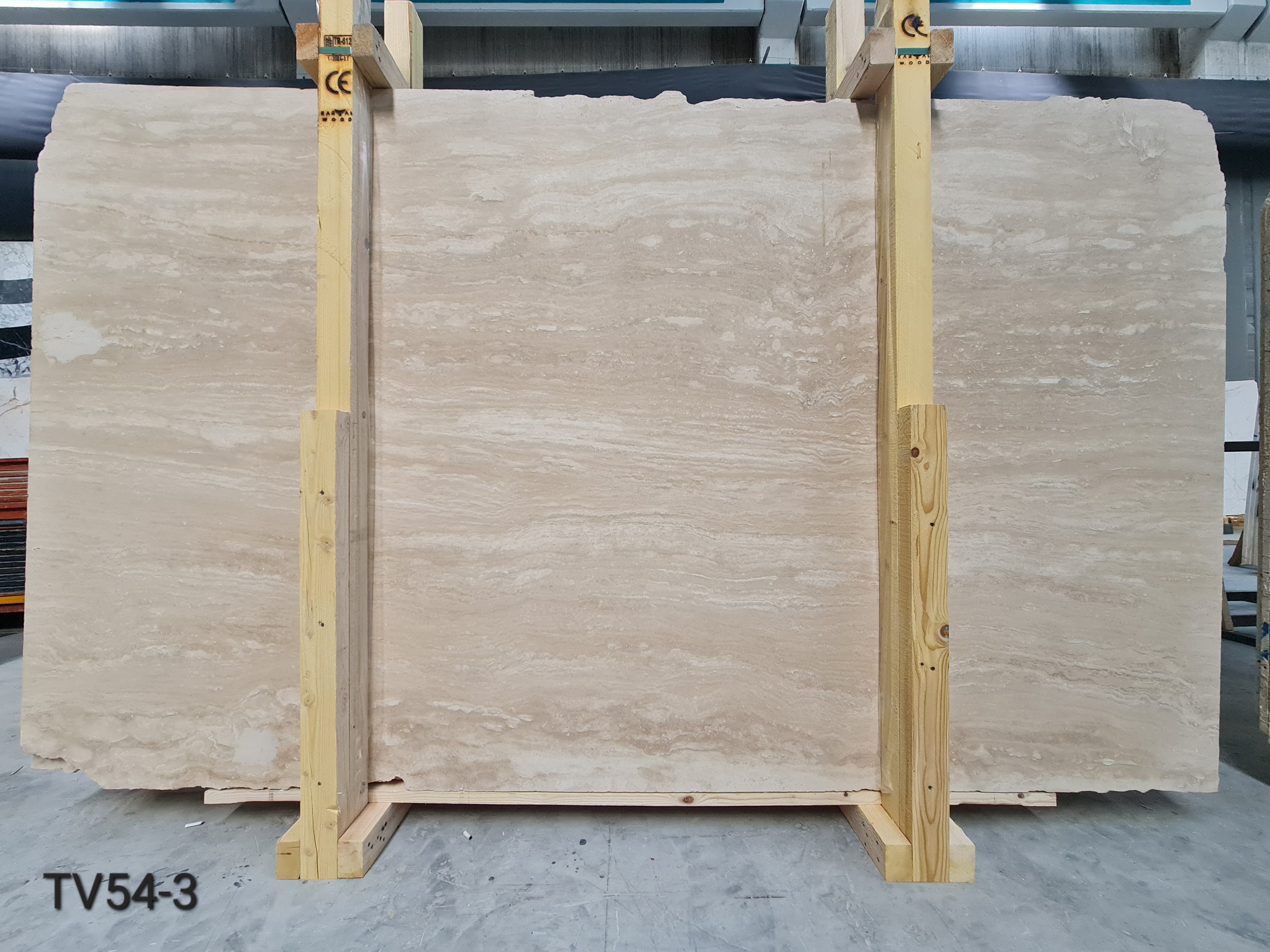 Veincut Travertine Filled Honed Slabs